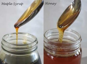 Honey vs. Maple Syrup