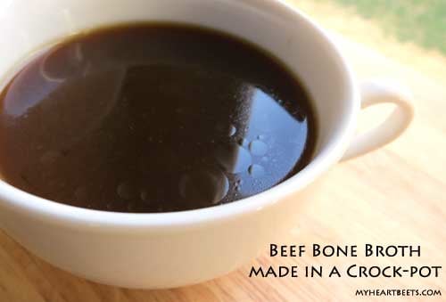 beef bone marrow bones make for a delicious, dark and nutrient-filled broth.