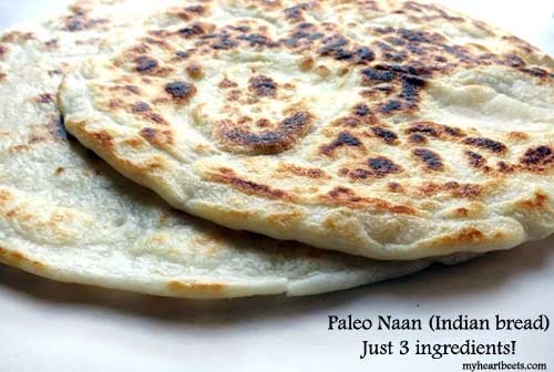 Paleo Naan (Just 3 ingredients!)