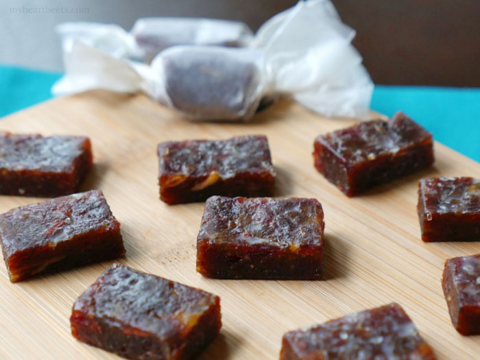 2-ingredient Paleo Caramel Candies by MyHeartBeets.com