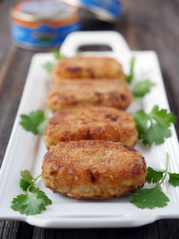 Tuna Cutlets or Croquettes by Ashley of myheartbeets.com