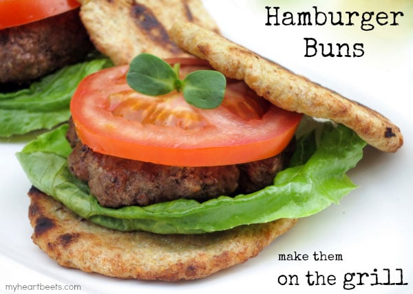 paleo hamburger buns on the grill + grilling giveaway by myheartbeets.com