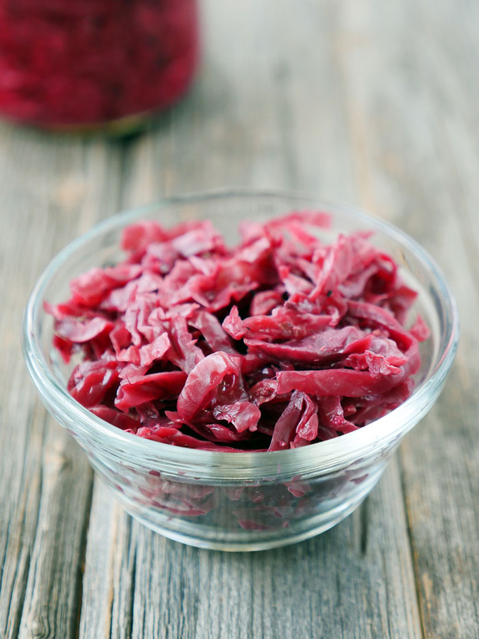 Indian Sauerkraut by Ashley Singh of myheartbeets.com