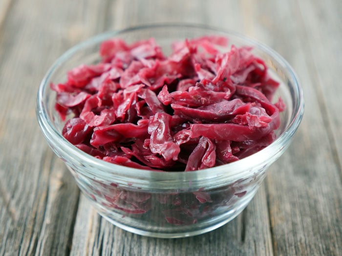 Indian Sauerkraut by Ashley Singh of myheartbeets.com