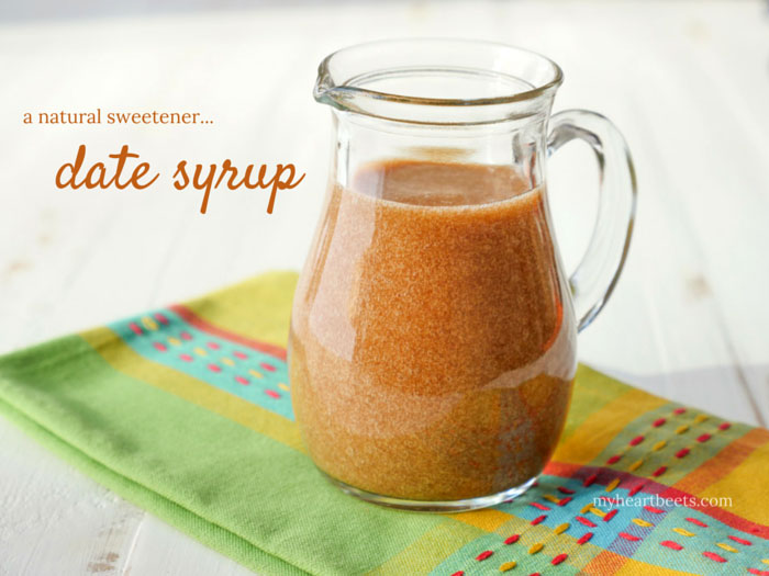 a homemade natural sweetner: date syrup by myheartbeets.com