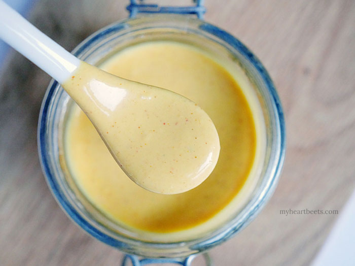 blender hollandaise sauce by myheartbeets.com
