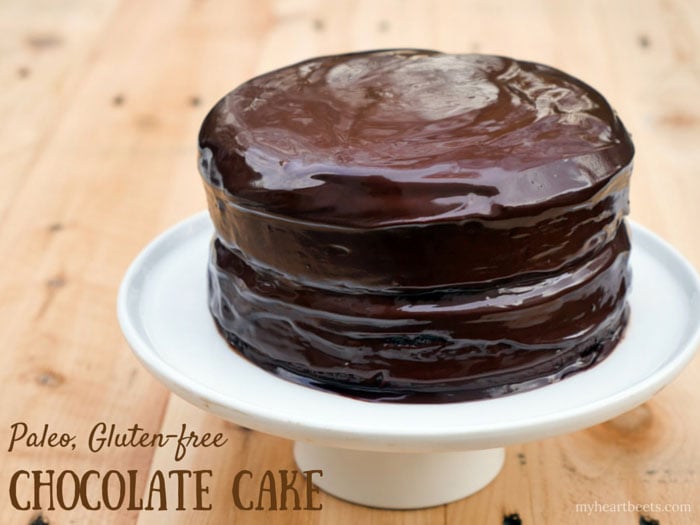 Paleo Chocolate Cake by My Heart Beets