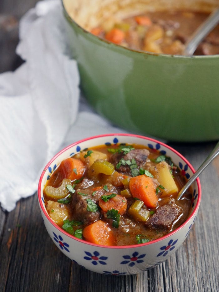 Easy Paleo Beef Stew by Ashley of MyHeartBeets.com
