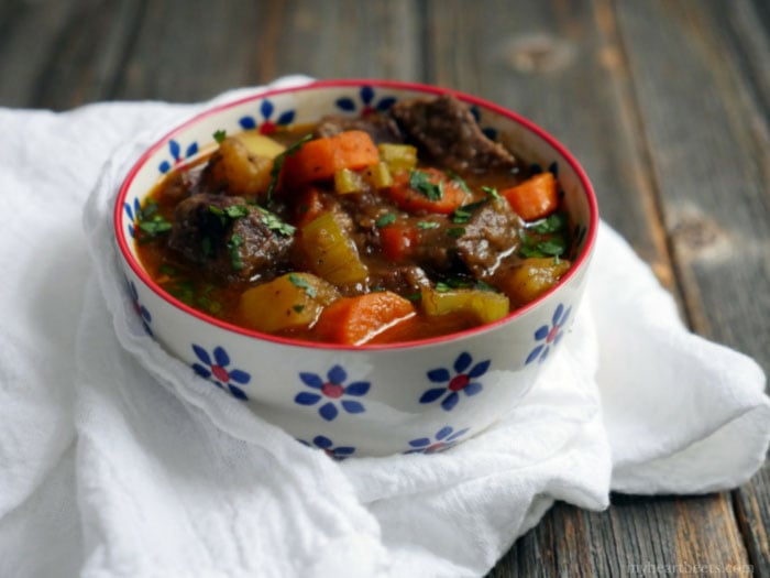 Easy Paleo Beef Stew by Ashley of MyHeartBeets.com
