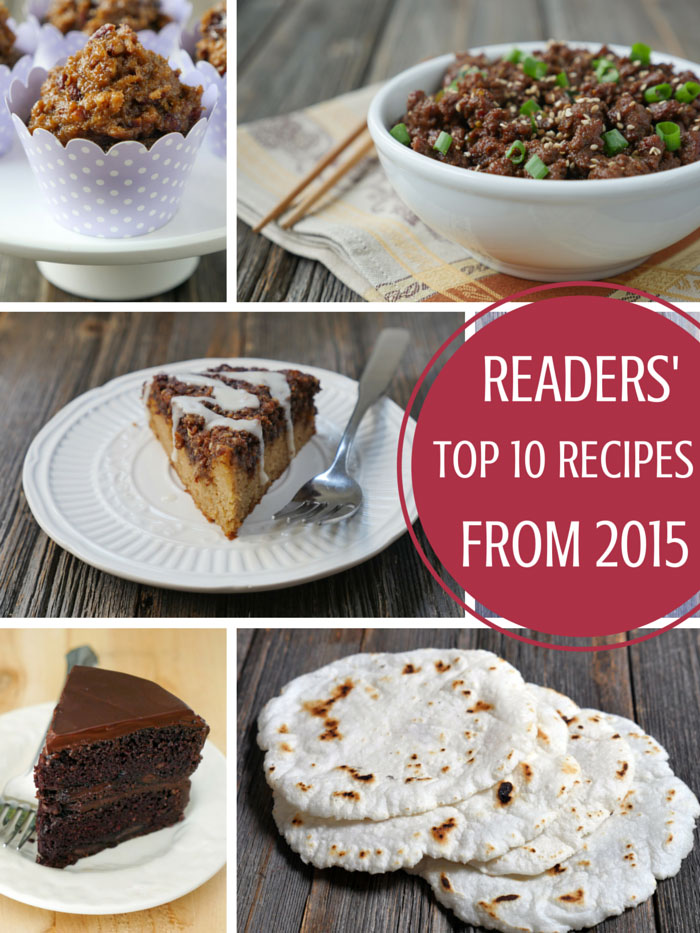 Top 10 Recipes from 2015 - by Ashley of MyHeartBeets.com