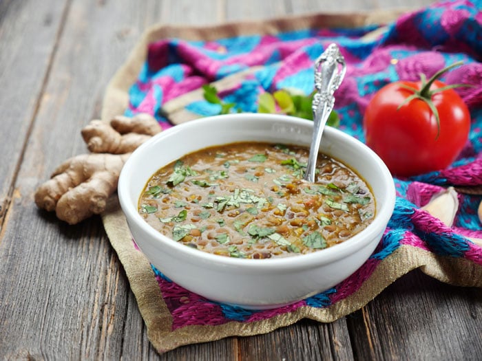 Instant Pot Dal Makhani: buttery lentils cooked in delicious Indian spices by Ashley of MyHeartBeets.com 