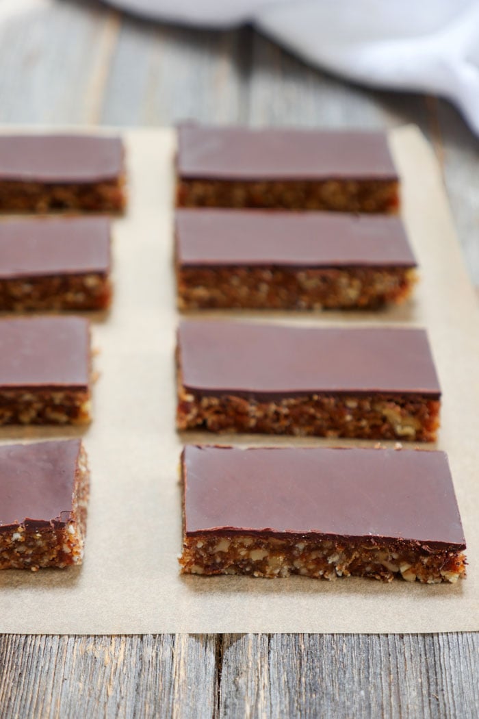Chocolate Covered Nut Bars by Ashley of MyHeartBeets.com