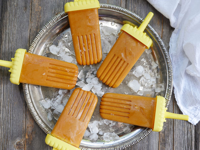 Golden Milk Popsicles by Ashley of MyHeartBeets.com