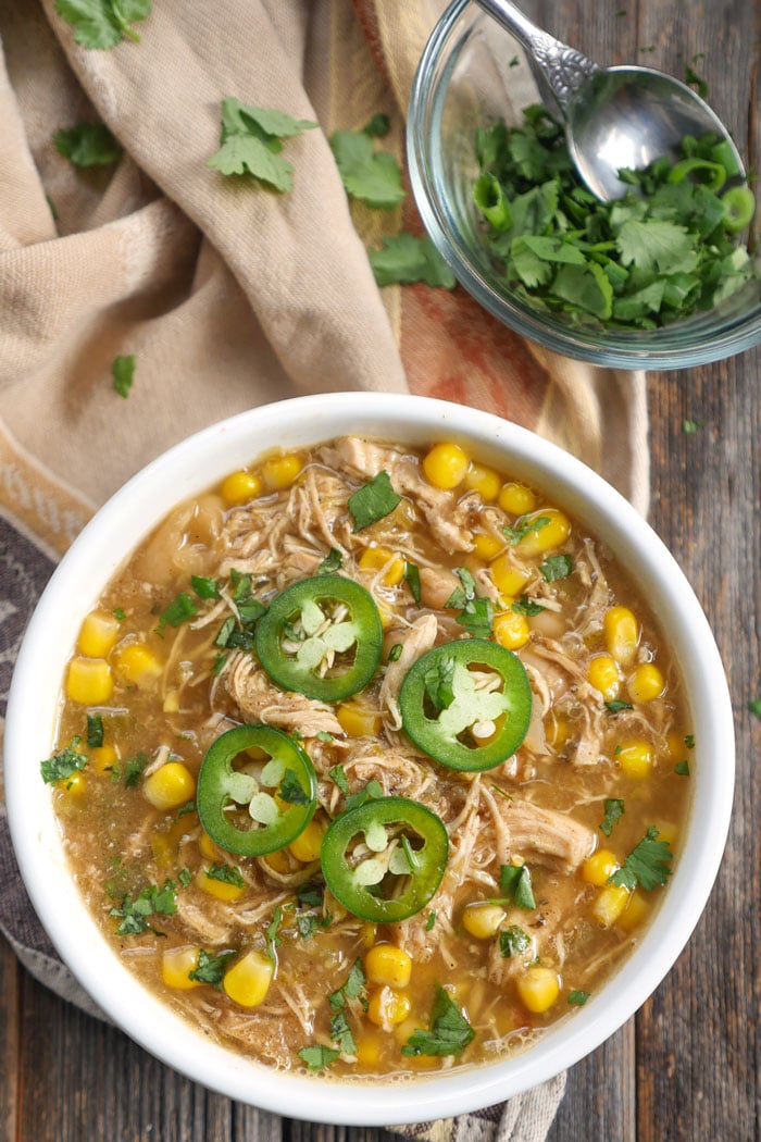 White Chicken Chili by Ashley of MyHeartBeets.com