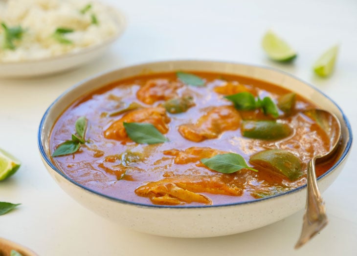 Thai Pumpkin & Chicken Curry