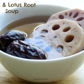 Ham and Lotus Root Soup by myheartbeets.com