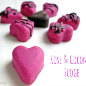 rose flavored coconut fudge www.myheartbeets.com