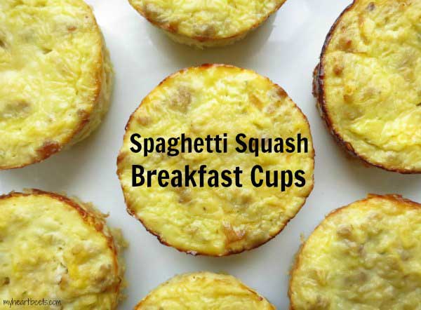 spaghetti squash breakfast cups