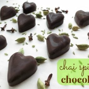 chai spiced chocolates www.myheartbeets.com