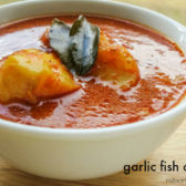 simple and tasty garlic fish curry by myheartbeets.com