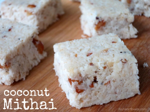 Coconut Mithai | My Heart Beets
