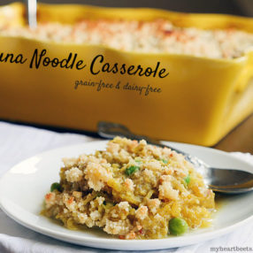 tuna noodle casserole (paleo) by myheartbeets.com