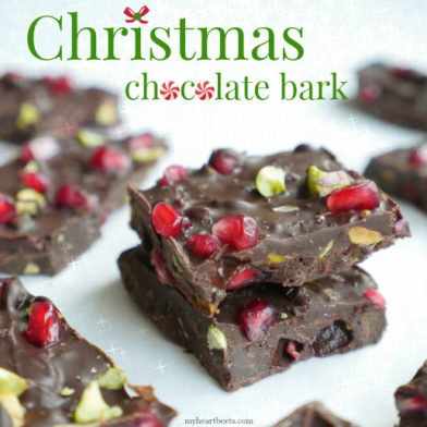 Christmas Bark made with sweet spices and nuts (paleo) by myheartbeets.com