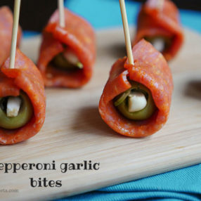 pepperoni garlic bites by myheartbeets.com