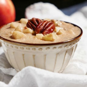 Apple Cinnamon N'Oatmeal (no oats!) by Ashley Thomas of MyHeartBeets.com