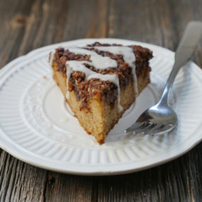 Paleo Cinnamon Coffee Cake by MyHeartBeets.com
