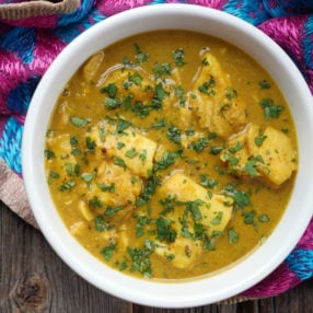 Tamarind Fish Curry by Ashley of MyHeartBeets.com