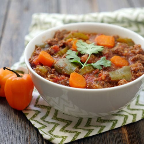 Instant Pot Habanero Chili | My Heart Beets