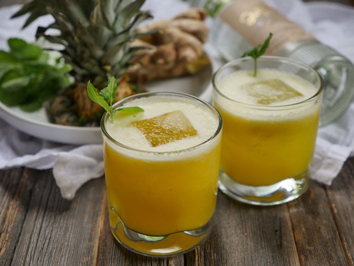 Spicy Pineapple Coconut Cocktail