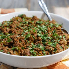 Instant Pot Taco Meat by Ashley of MyHeartBeets.com