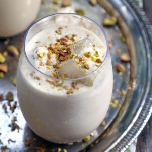Spiced Pistachio Milkshake by Ashley of MyHeartBeets.com