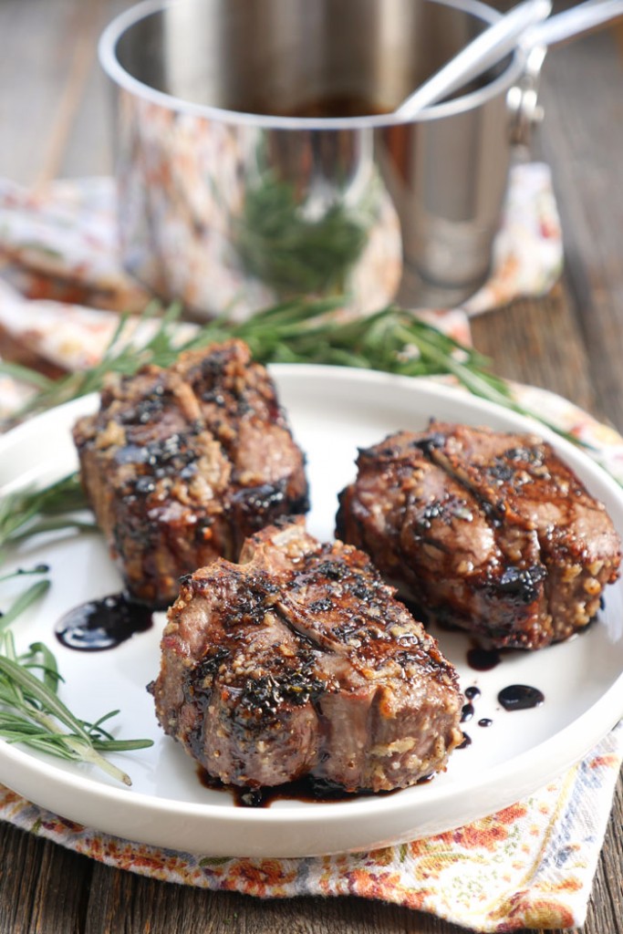 Rosemary Balsamic Lamb Chops 