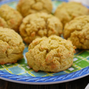 4-ingredient coconut flour biscuit by ashley of myheartbeets.com