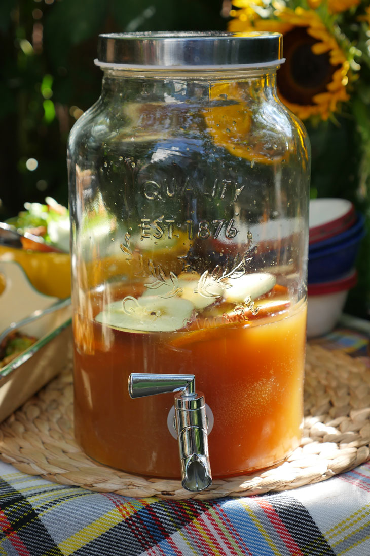 Apple Cider Punch by Ashley of MyHeartBeets.com