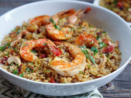 Pressure cooker discount shrimp fried rice