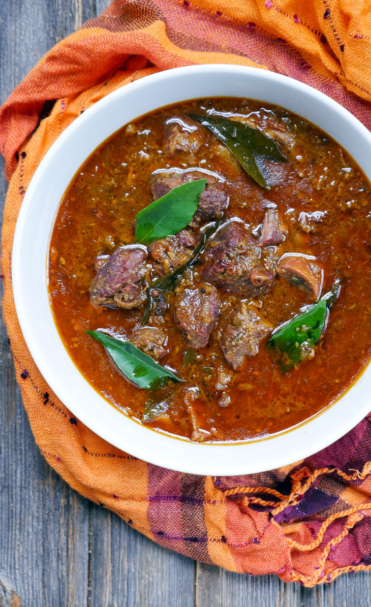 Kerala Goat Curry by Ashley of MyHeartBeets.com