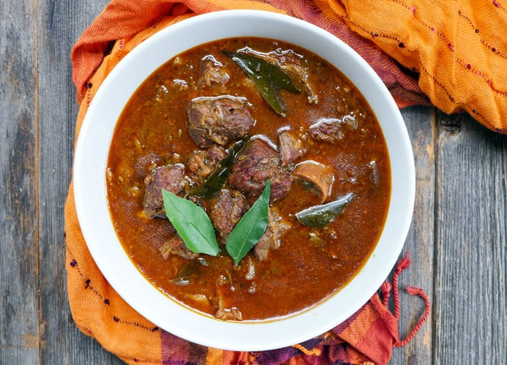 Kerala Goat Curry by Ashley of MyHeartBeets.com
