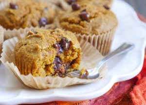 gluten-free pumpkin muffins by ashley of myheartbeets.com
