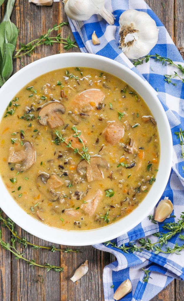 Instant Pot Chicken and Wild Rice Soup (Gluten-Free, Dairy-Free) | My ...