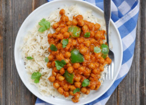 Instant Pot Butter Chickpeas (Vegan Butter Chicken) | My Heart Beets