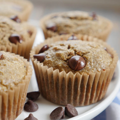 Chocolate Chip Banana Oatmeal Muffins (Gluten-Free) | My Heart Beets