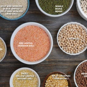 different types of Indian legumes