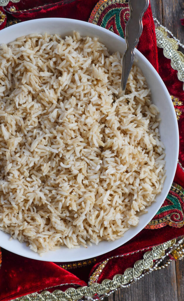 Brown Basmati Rice Instant Pot Recipe | My Heart Beets