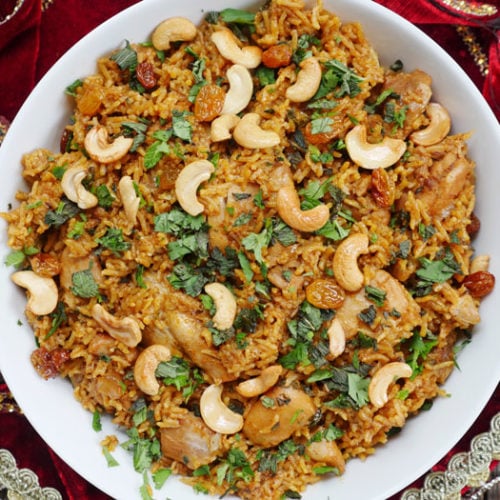 Easy Instant Pot Chicken Biryani - Piping Pot Curry