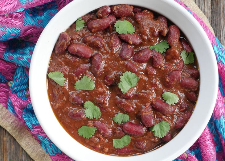 Instant Pot Rajma Indian Kidney Bean Curry