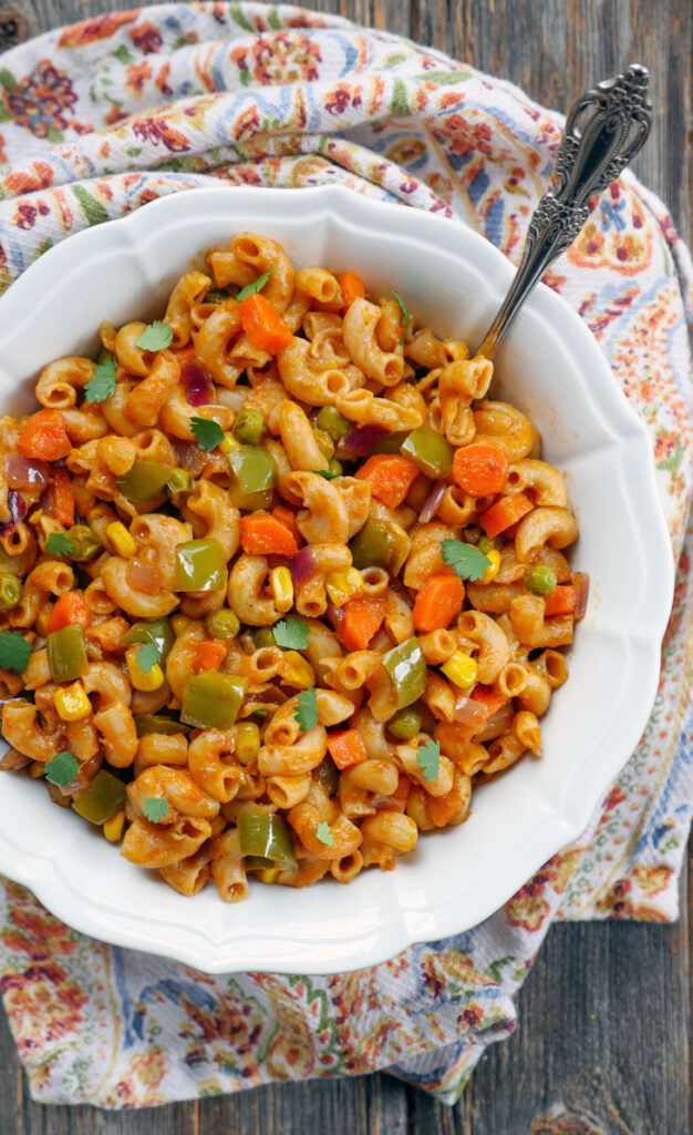 Instant Pot Indian Vegetable Masala Pasta | My Heart Beets